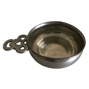 Vintage Williamburg Steiff Pewter Porringer CW16-13 5” Bowl